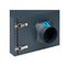 99.5% PM2.5 Penghapusan Inline Cabinet Fan Dengan Filter